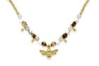 Andrena Bee 2 Layered Gemstone Necklace Set